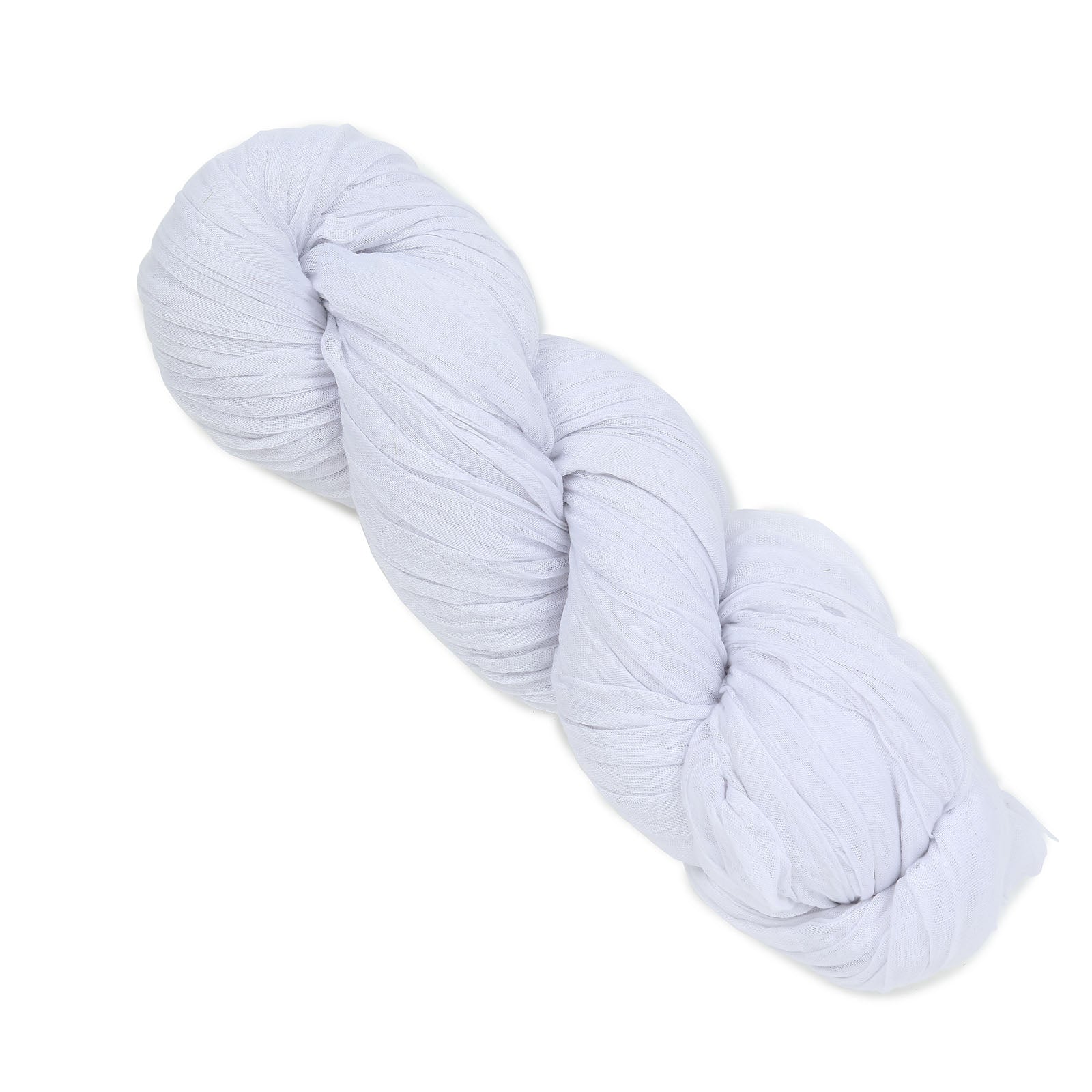 White Cheesecloth Window Scarf 20 Feet Valance