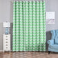 White/Mint Chevron Print Blackout Curtains Grommet Panels - 52"x108