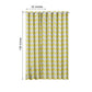 Thermal Blackout Curtains With Chrome Grommet In White & Yellow Chevron Design 52 Inch x 108 Inch Pack Of 2