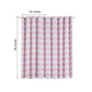 White blush chevron print thermal blackout curtains, 52"x96".