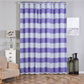 White/Lavender Lilac Cabana Stripe Thermal Blackout Curtains