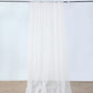 Durable Flame Resistant Sheer Ceiling Drapes Curtain Panels 10 Feet x 20 Feet in Ivory Color 