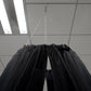 10 Feet x 30 Feet Black Organza Sheer Durable Flame Resistant Ceiling Drape Panel