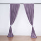 10 Feet x 10 Feet Fire Retardant Polyester Curtain with Violet Amethyst and Rod Pockets 2 Pack