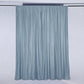 10 Feet x 10 Feet Dusty Blue Fire Retardant Curtain with Rod Pockets 2 Pack