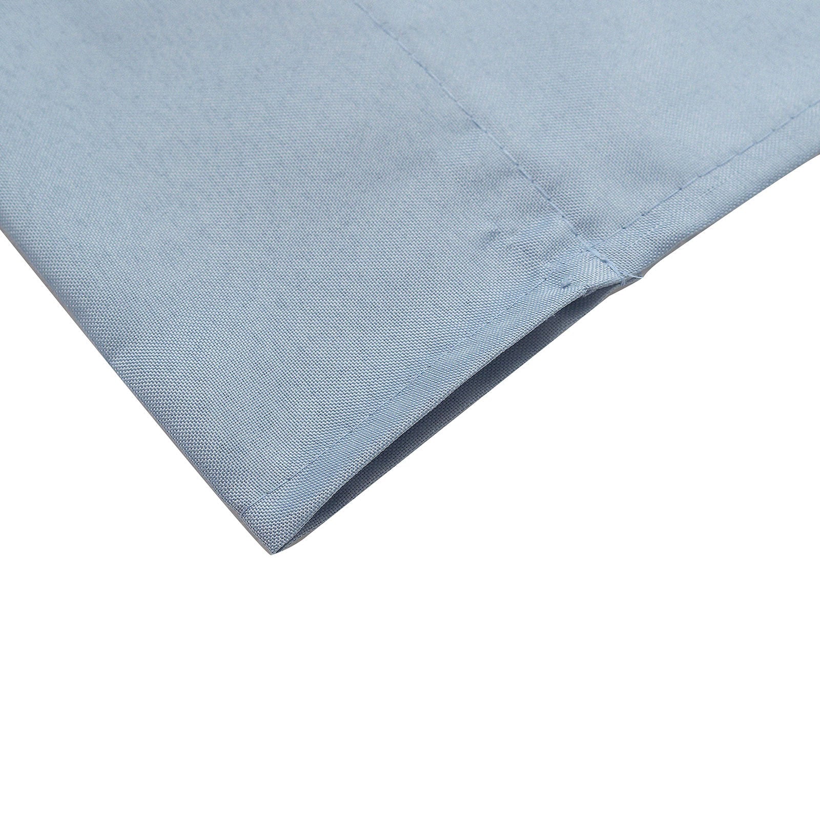 Pack Of 2 130 GSM Dusty Blue Polyester Backdrop Curtains With Rod Pockets 10 Feet X 8 Feet 
