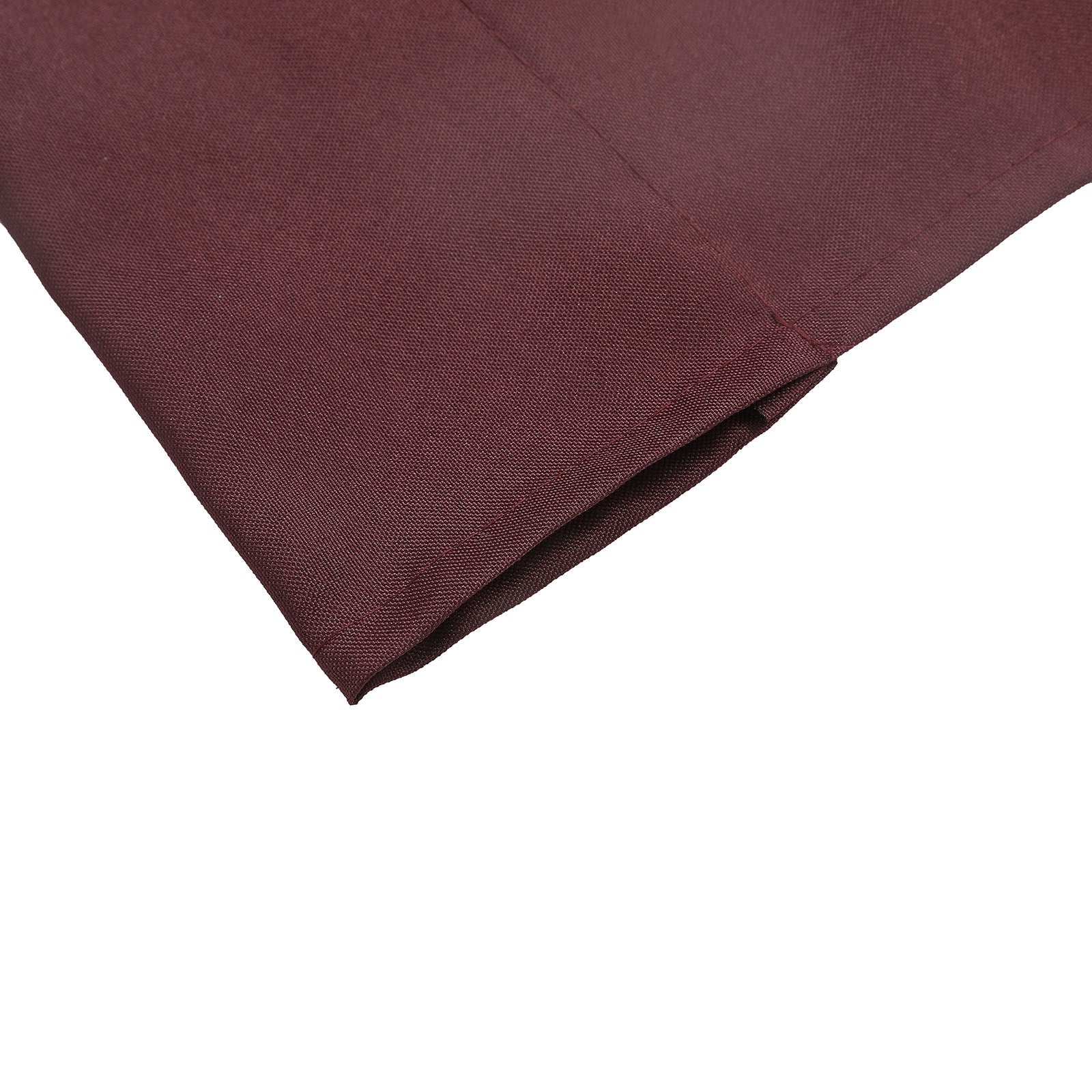 2 Pack Burgundy Curtain Panels for Backdrops 10 Feet x 8 Feet Polyester 130 GSM Rod Pocket