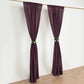 5ftx8ft eggplant polyester backdrop drape curtains with rod pockets.