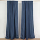 10 Feet x 8 Feet Navy Blue Polyester Rod Pocket Backdrop Curtains 130GSM in Pack of 2