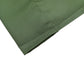 Olive green polyester backdrop drape curtain fabric detail.