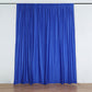 Royal Blue Fire Retardant Curtain Panel Backdrops With Rod Pockets Polyester 10 Feet x 10 Feet 2 Pack
