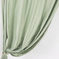 2 Pack Fire Retardant 10 Feet x 10 Feet Sage Green Polyester Curtain Panels with Rod Pockets