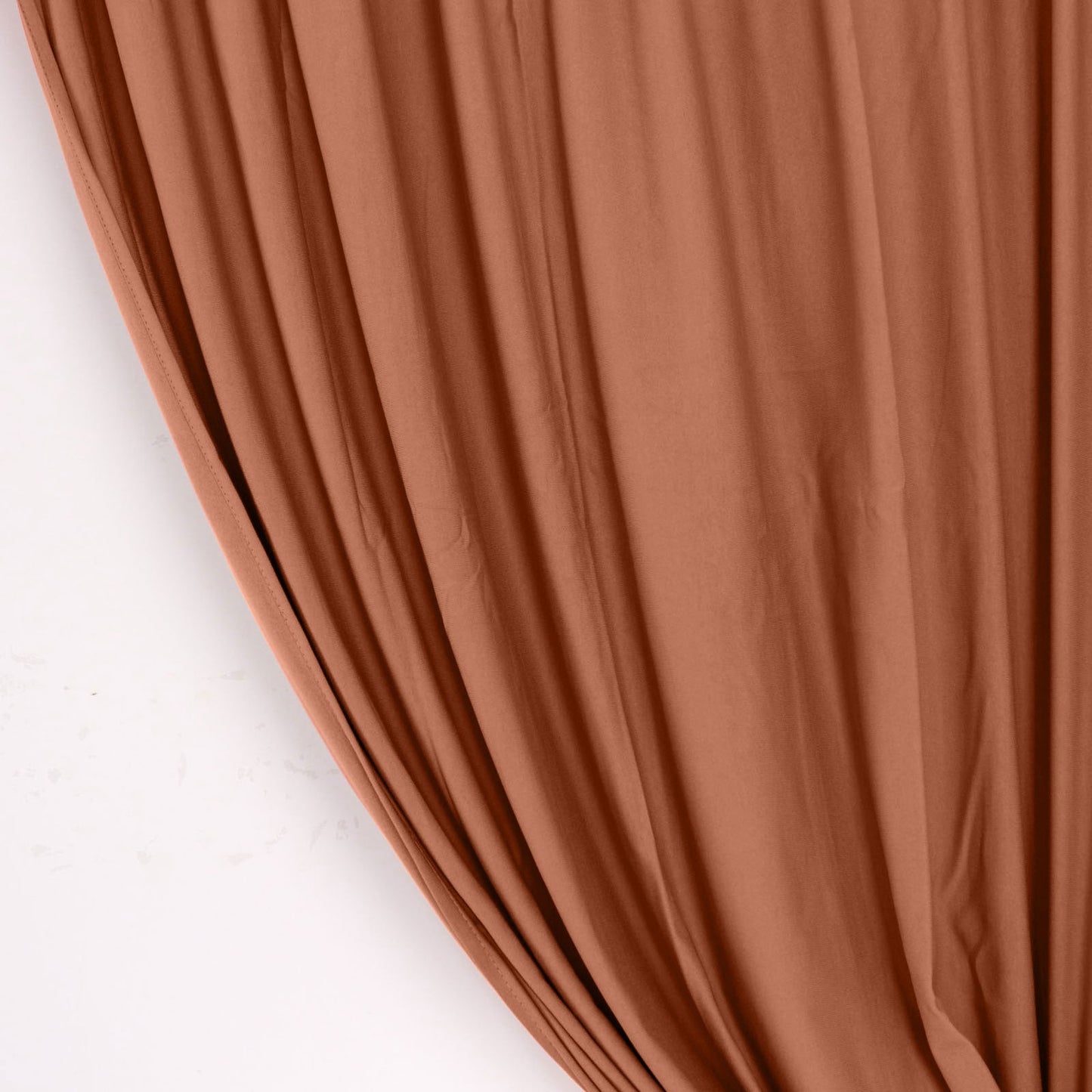2 Pack 10 Feet x 10 Feet Polyester Terracotta Fire Retardant Curtain Panels with Rod Pockets
