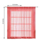 Coral sequin curtains with rod pocket, 52"x64" window treatment panels.