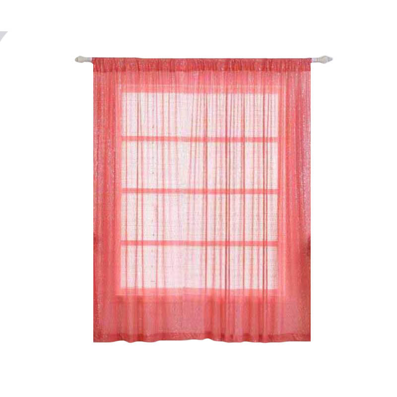 Coral sequin curtains with rod pocket, 52"x84", perfect for window treatment.