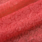 Coral sequin curtains with rod pocket, 52"x84” window treatment panels.