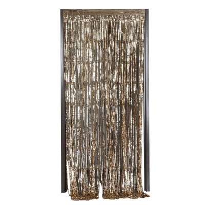 Elevate Your Event with the 8ft Foil Fringe Curtain