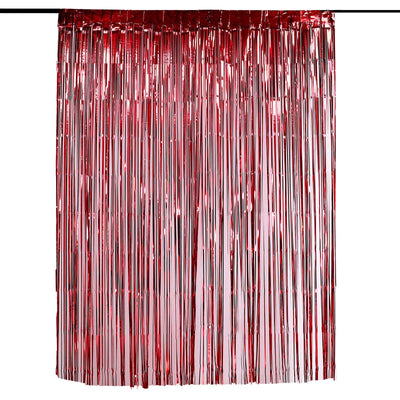 Transform Your Space with Dazzling Red Tinsel