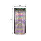 Metallic Foil Tinsel Fringe 8 Feet Fiesta Doorway Curtain Party Backdrop 