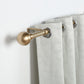 42inch -126inch Adjustable Curtain Rod Set, Gold, Round Finials