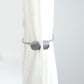 2 Pack of Silver Curtain Tie Backs with Magnetic Clasp