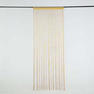 Elevate Your Decor with Gold Silk Tassel Curtains