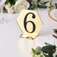 Black decorative rhinestone number sticker "6" for DIY crafts.