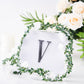 Black decorative rhinestone letter sticker "V" for DIY crafts.