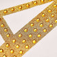 Stickers 4 Inch Gold Decorative Rhinestone Alphabet Letter M