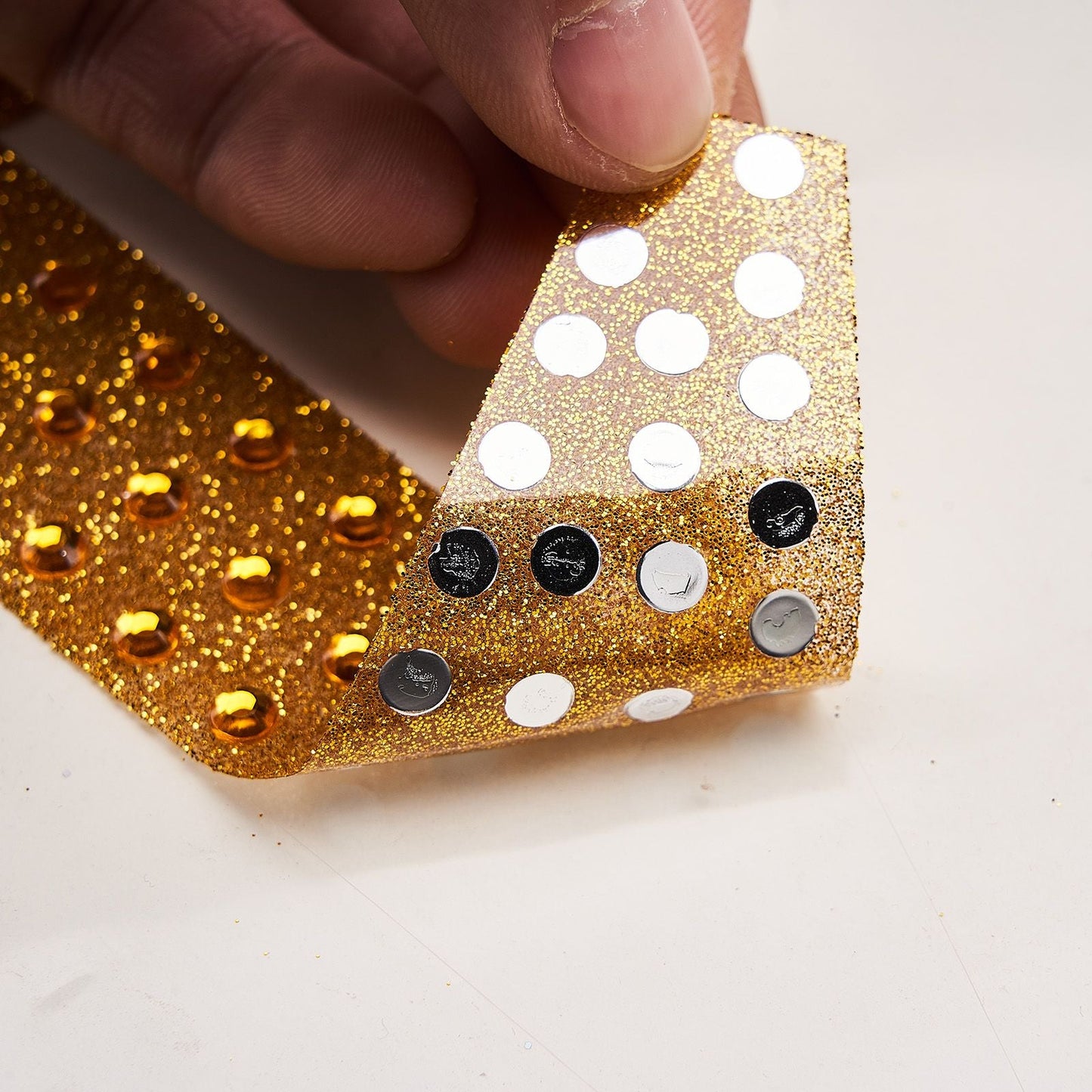 Gold decorative rhinestone alphabet letter sticker for DIY crafts.