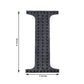 Decorative 6 Inch Black Rhinestone Alphabet Letter I Stickers 
