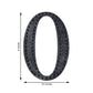 Black decorative rhinestone letter sticker "O" for DIY crafts.
