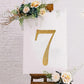 8" Gold Decorative Rhinestone Number Stickers DIY Crafts - 7