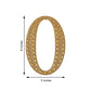 Gold decorative rhinestone letter sticker "O" for DIY crafts.