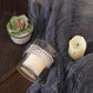 Iridescent stick-on rhinestone tape on candle holders and decor.