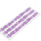 Lavender lilac self-adhesive rhinestone trim strips for crafts.