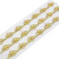 3 Pack | Stick-On Diamond Rhinestone Gems, Gold Self Adhesive Crown DIY Craft Stickers