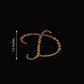 12 Pack Self Adhesive 1.5 Inch Gold Rhinestone Monogram Letter D Jewel Sticker 