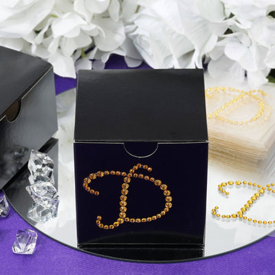 Glamorous Gold Rhinestone Design