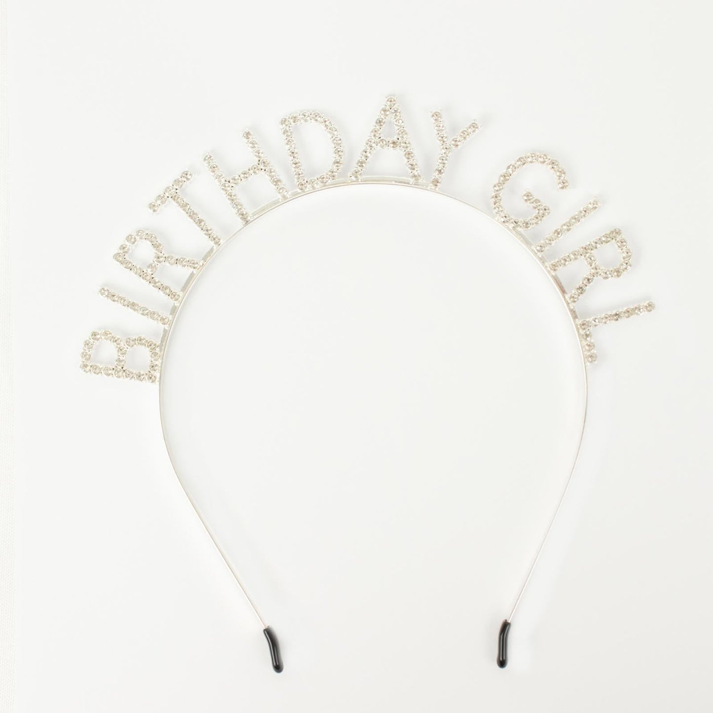 7 Inch Silver Metal Crown With Diamonds For Birthday Girls