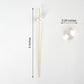 5" natural pearl bamboo skewers, eco-friendly cocktail picks.
