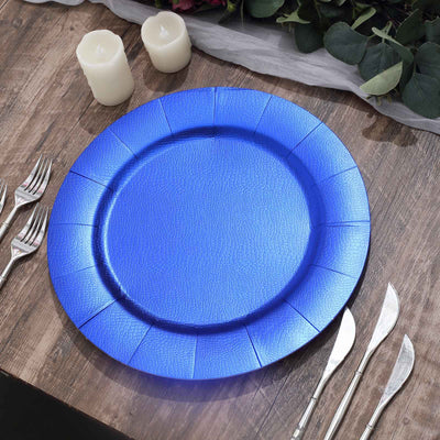 Versatile Use of Royal Blue Charger Plates