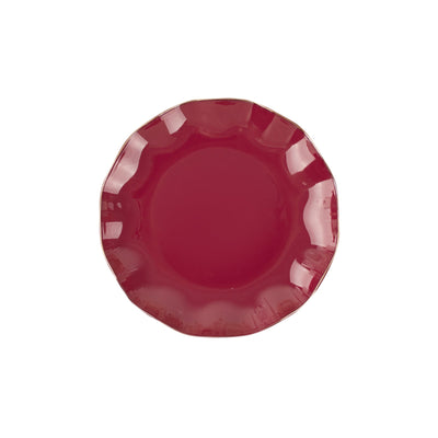 Elegant Design with Gold Ruffled Rim