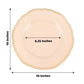Beige decorative plate, 10 inches with 6.25-inch inner diameter, elegant design.