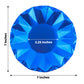 7 Inch 400 GSM Disposable Royal Blue Geometric Paper Plates 25 Pack 