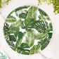 25 Pack | Tropical Palm Leaf Mix 9" Dinner Paper Plates, Disposable Plates - 300 GSM