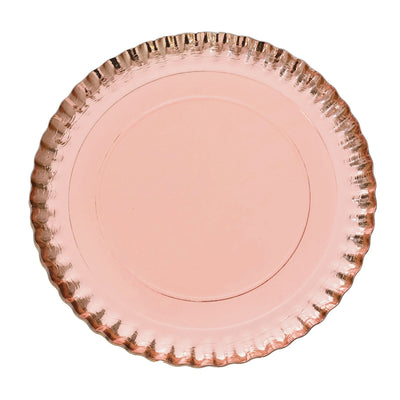 Elevate Your Table Setting with Rose Gold Charger Plates