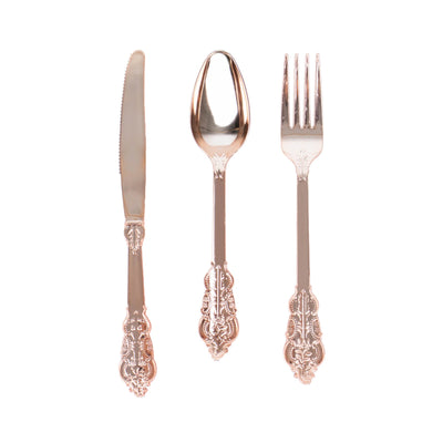 Elegance Redefined with Rose Gold Flatware