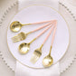 24 Pack | 6inch Gold / Rose Gold Premium Plastic Fork / Spoon Utensil Set