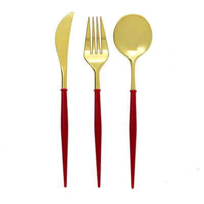 Elegance in Every Bite with Gold Flatware